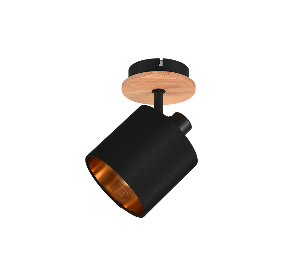 TOMMY | Spot | Wood coloured | Metal