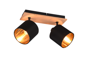 TOMMY | Spot | Wood coloured | Metal