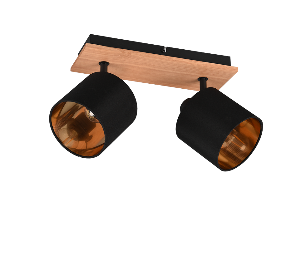TOMMY | Spot | Wood coloured | Metal