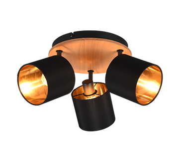 TOMMY | Spot | Wood coloured | Metal