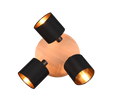 TOMMY | Spot | Wood coloured | Metal