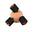 TOMMY | Spot | Wood coloured | Metal