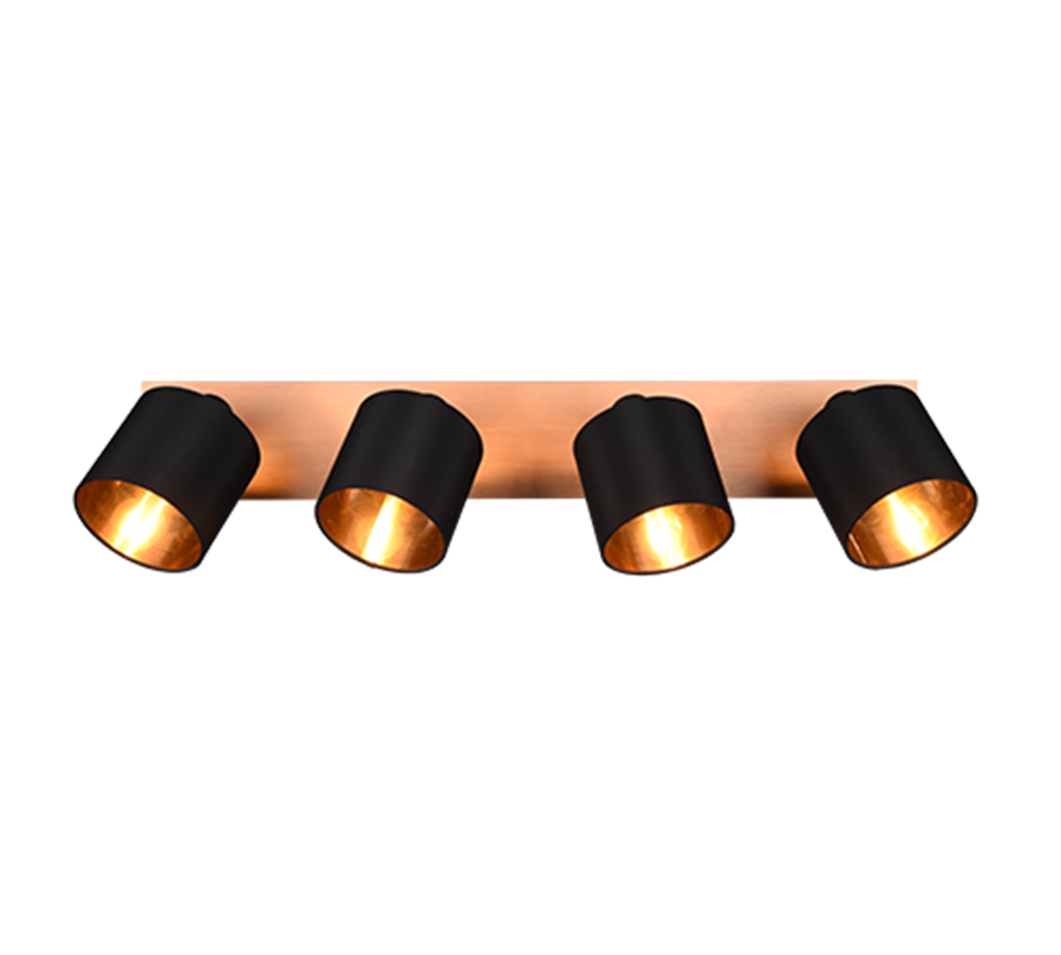 TOMMY | Spot | Wood coloured | Metal