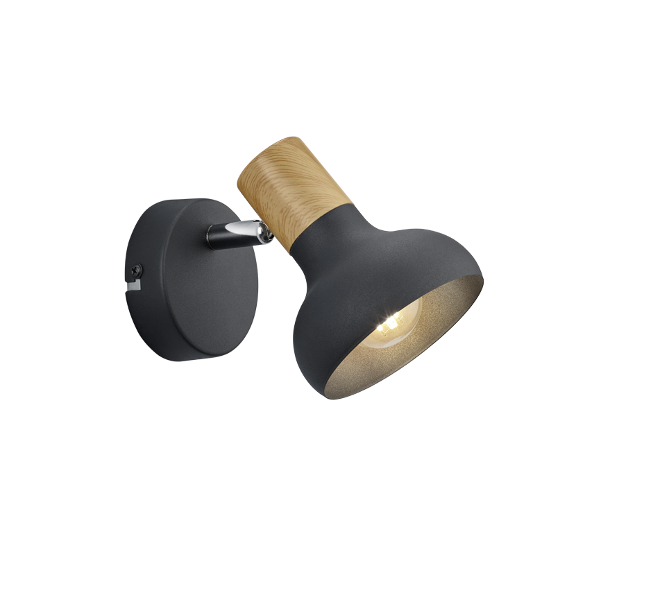 LATIKA | Spot | Black mat | Metal