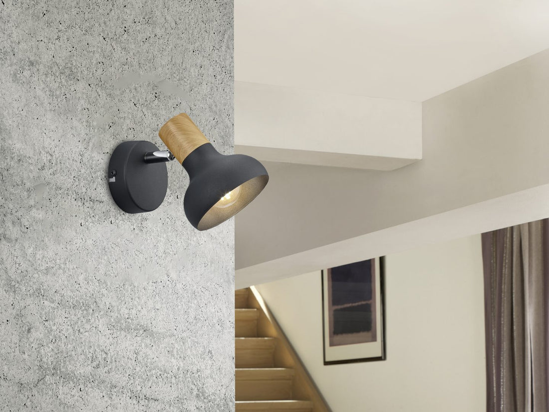 LATIKA | Spot | Black mat | Metal