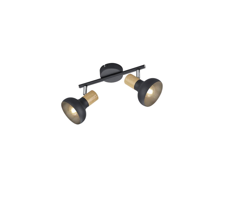 LATIKA | Spot | Black mat | Metal