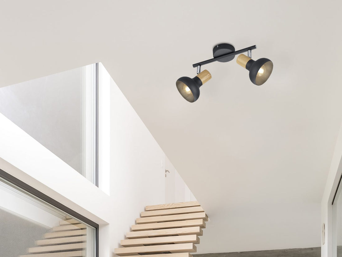 LATIKA | Spot | Black mat | Metal