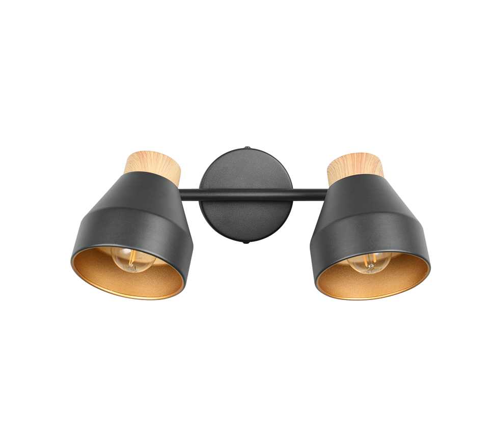 VALENTIN | Spot | Black mat | Metal