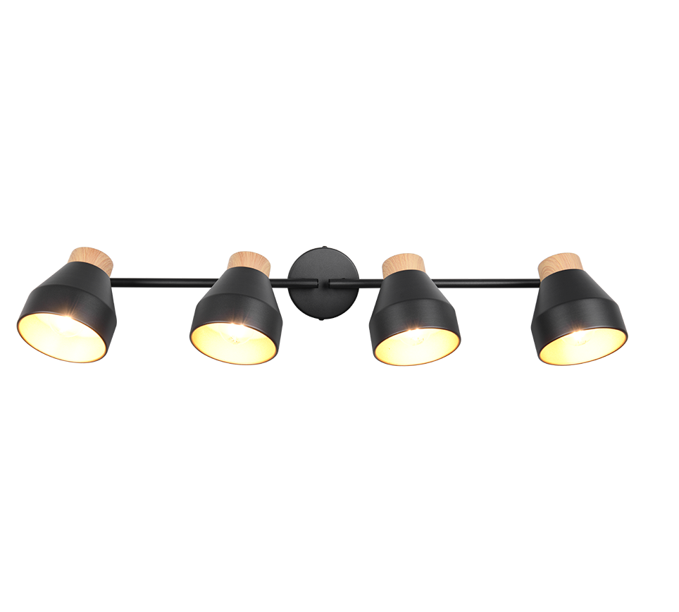VALENTIN | Spot | Black mat | Metal