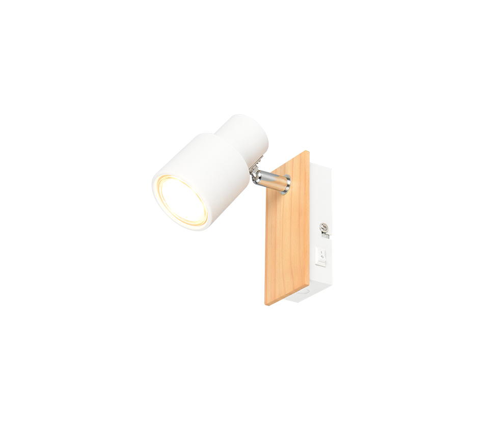 PIERRE | Spot | White mat | Metal