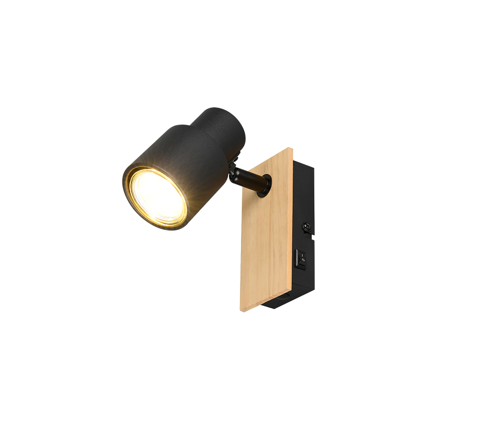 PIERRE | Spot | Black mat | Metal