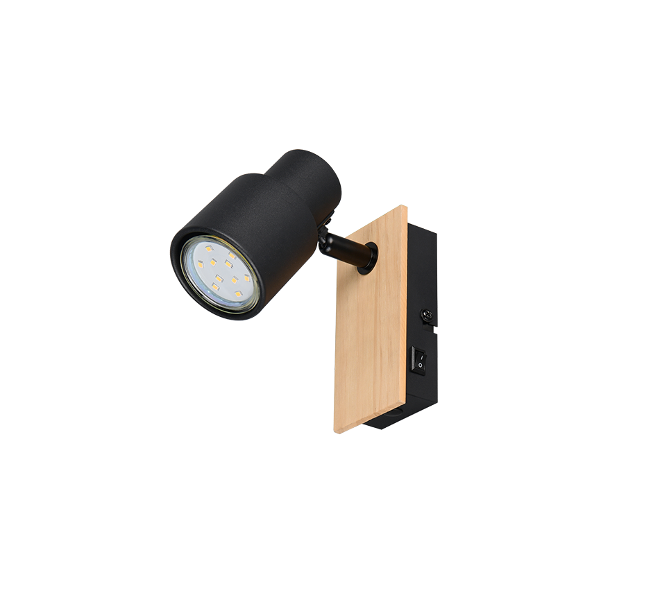 PIERRE | Spot | Black mat | Metal
