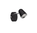 TOULOUSE | Spot | Black mat | Plastic