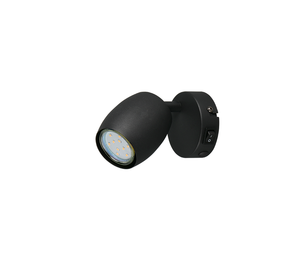 NANCY | Spot | Black mat | Metal