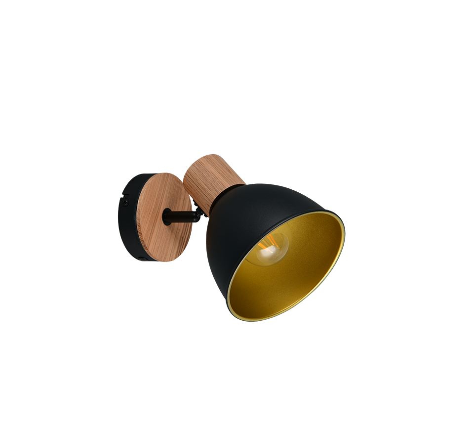 DELUME | Spot | Black mat | Metal