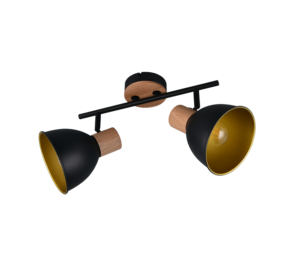 DELUME | Spot | Black mat | Metal