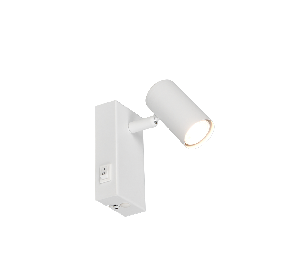 TARYN | Spot | White mat | Metal
