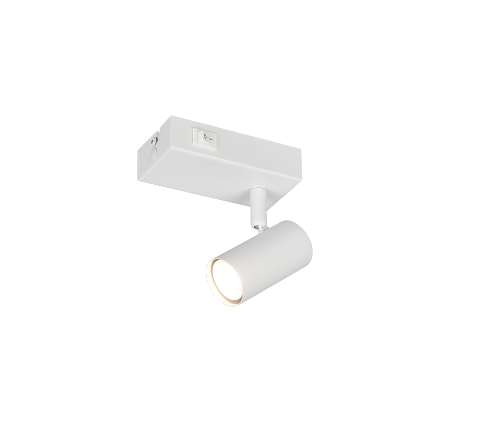 TARYN | Spot | White mat | Metal