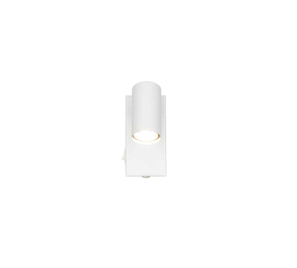 TARYN | Spot | White mat | Metal