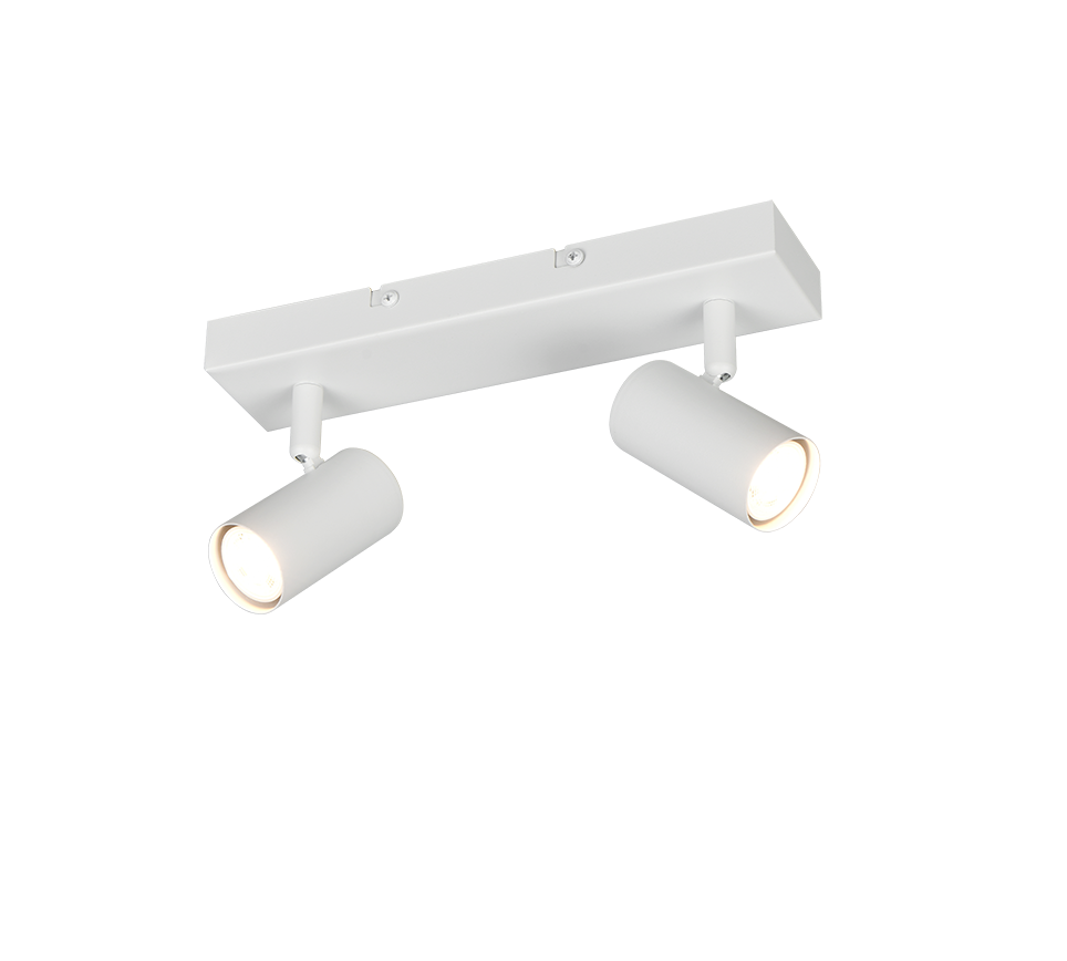 TARYN | Spot | White mat | Metal