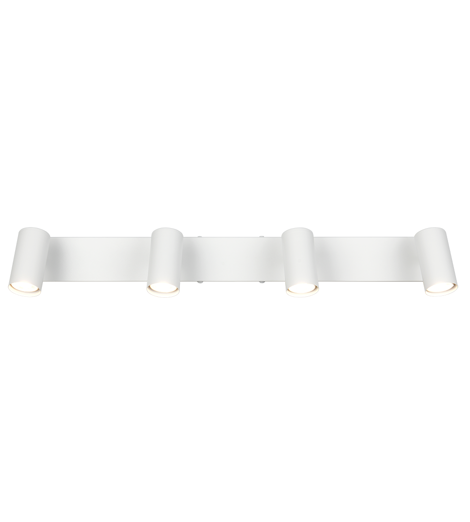 TARYN | Spot | White mat | Metal