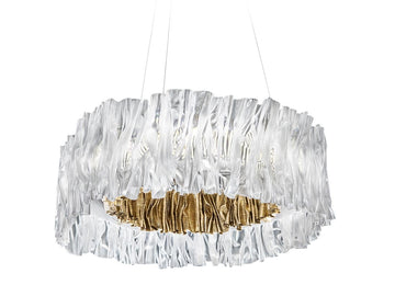 SLAMP Accordéon Suspension – zlaté závěsné svítidlo