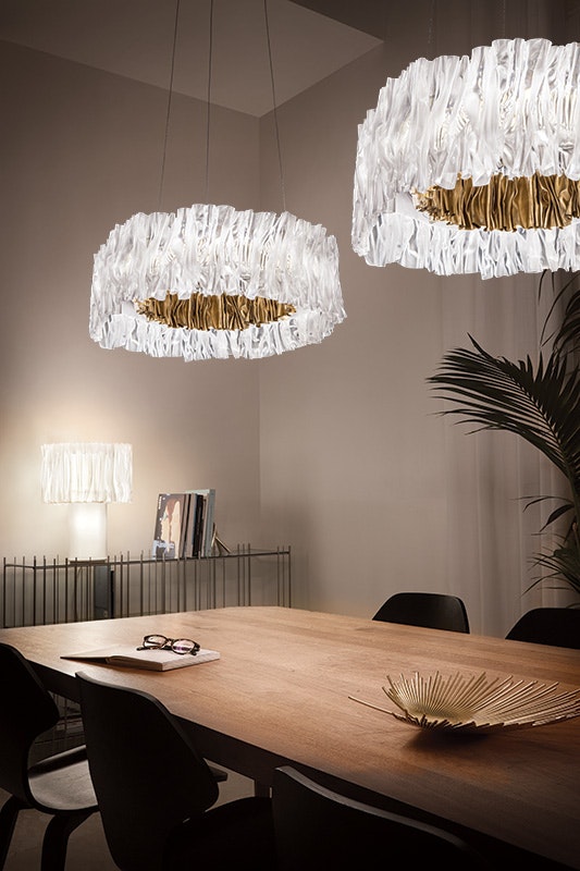 SLAMP Accordéon Table rozsvícená