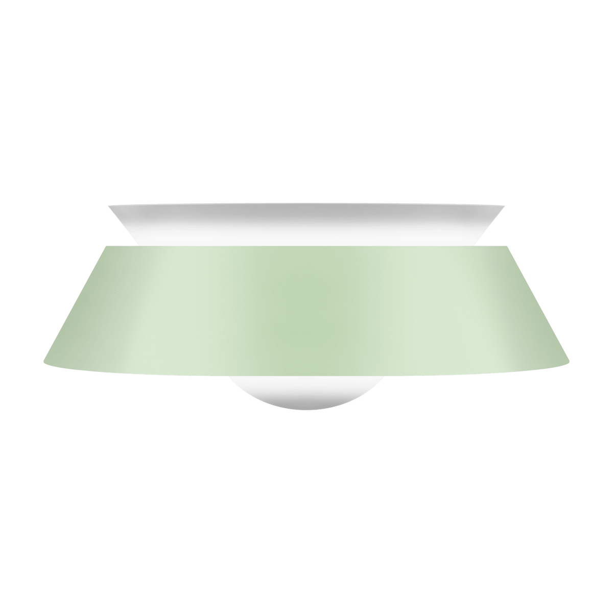 UMAGE Cuna mint green – závěsné stínidlo na bílém pozadí