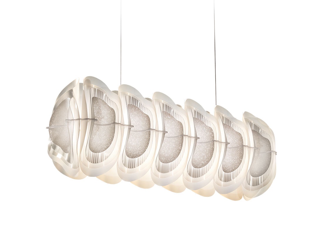 SLAMP Fiordlys Suspension lineární bílá