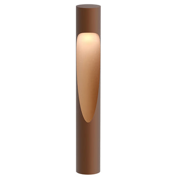 Louis Poulsen Flindt Garden bollard in Corten brown finish
