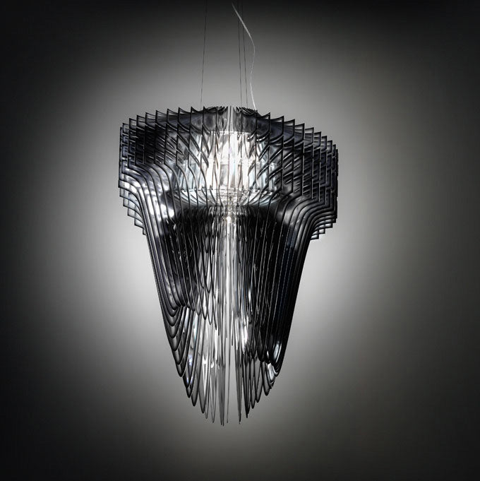 SLAMP Aria XL Suspension Black Fade by Zaha Hadid