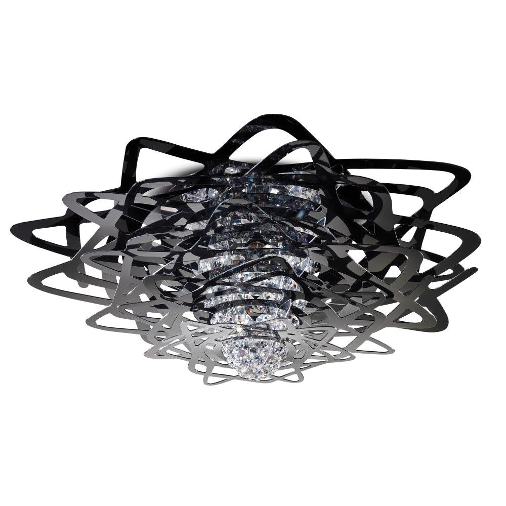SLAMP Aurora Ceiling Black by Nigel Coates
