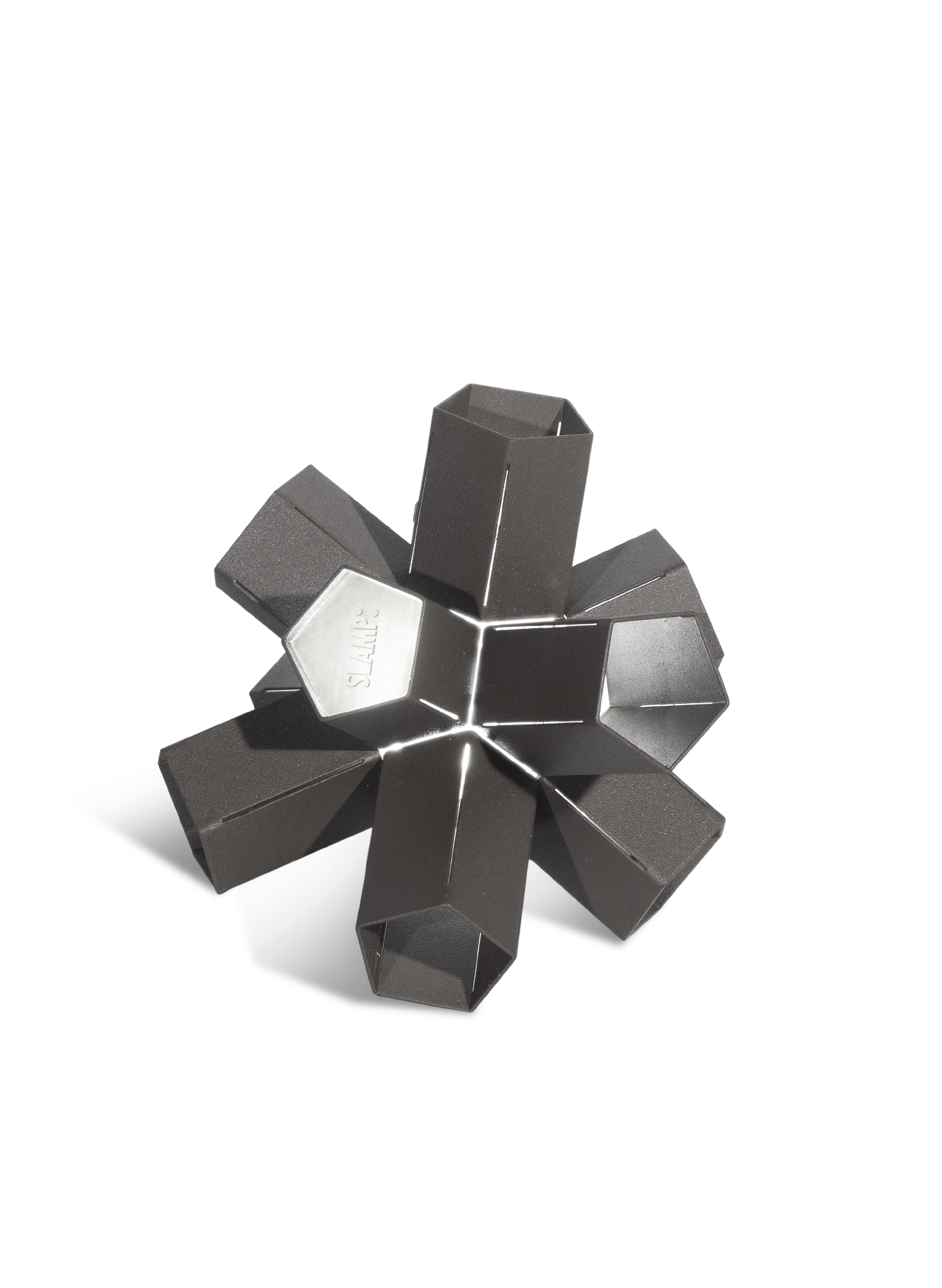 SLAMP Bang Outdoor Step Light and Applique Small Anthracite