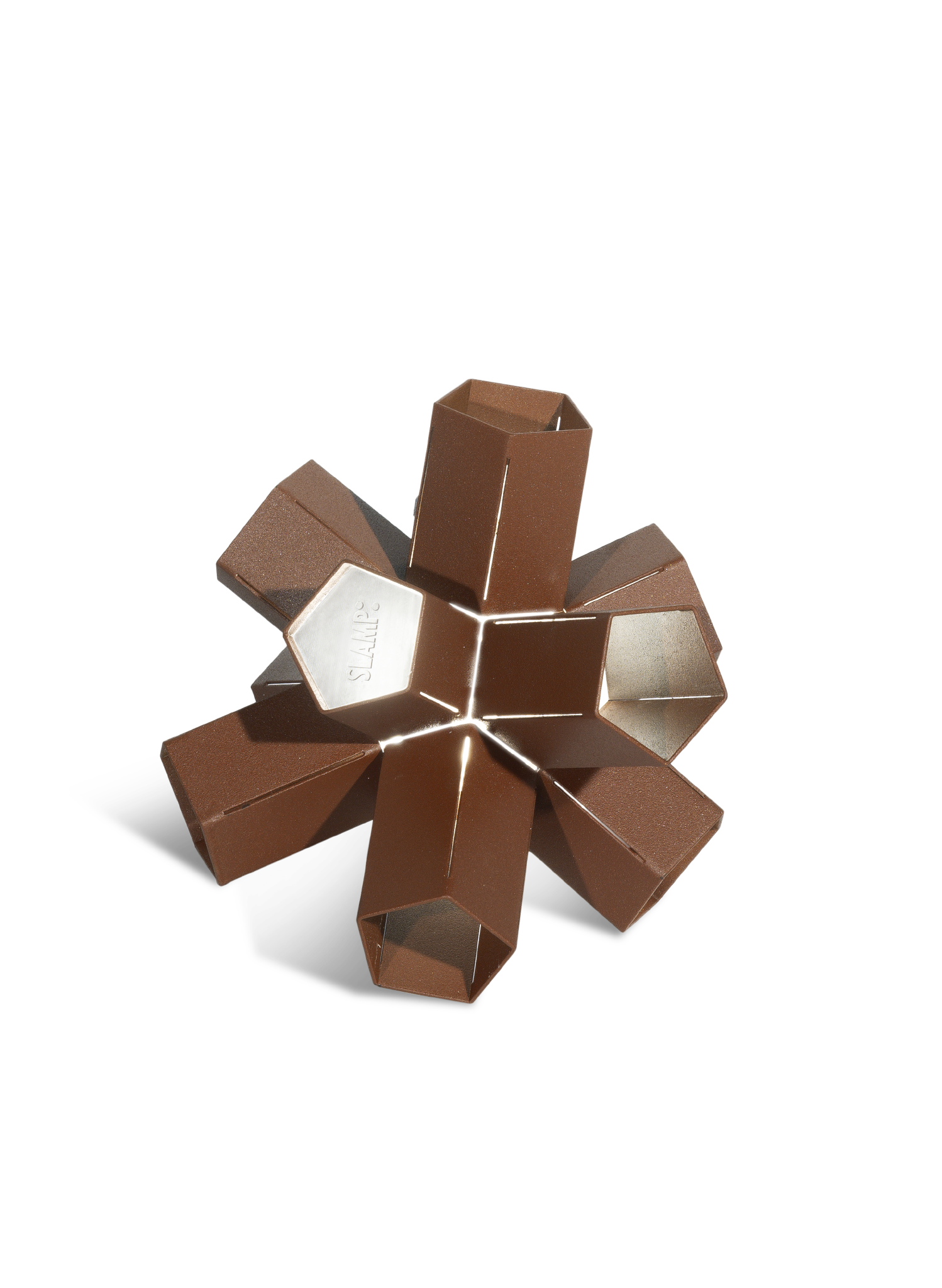 SLAMP Bang Outdoor Step Light and Applique Small Corten