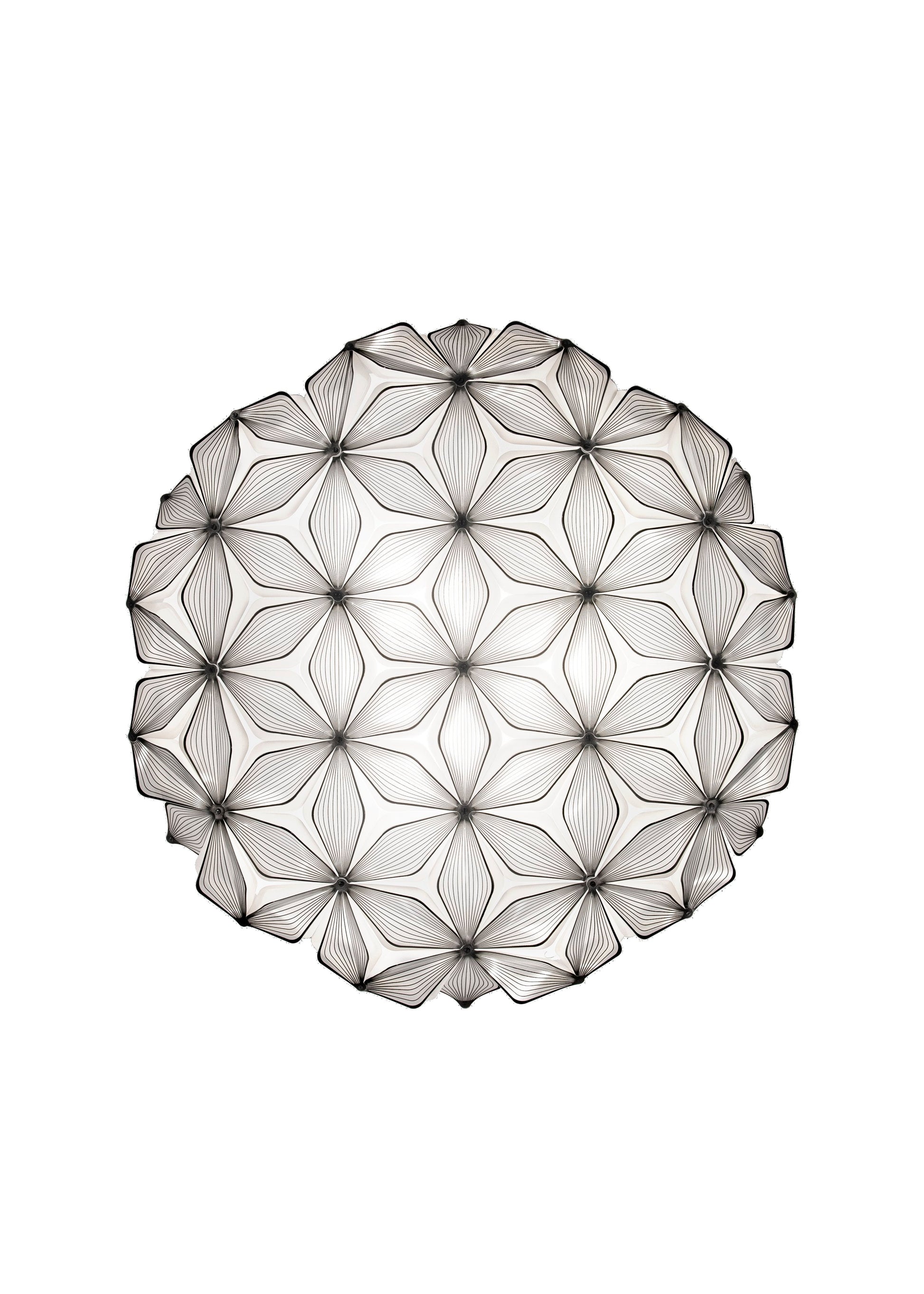 SLAMP C'est La Vie Ceiling/Wall L Black on white background