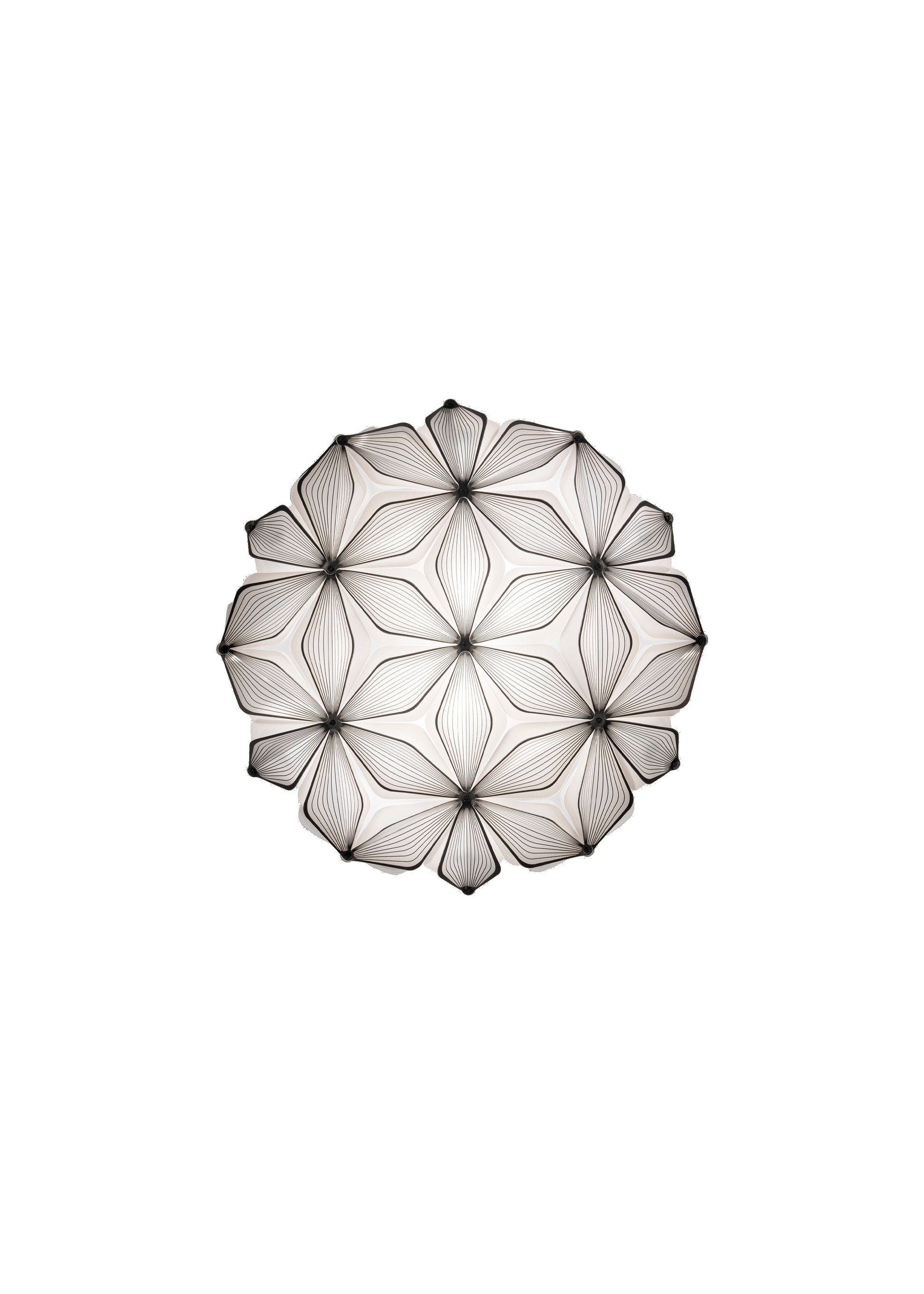 SLAMP C'est La Vie Ceiling/Wall M Black on white background
