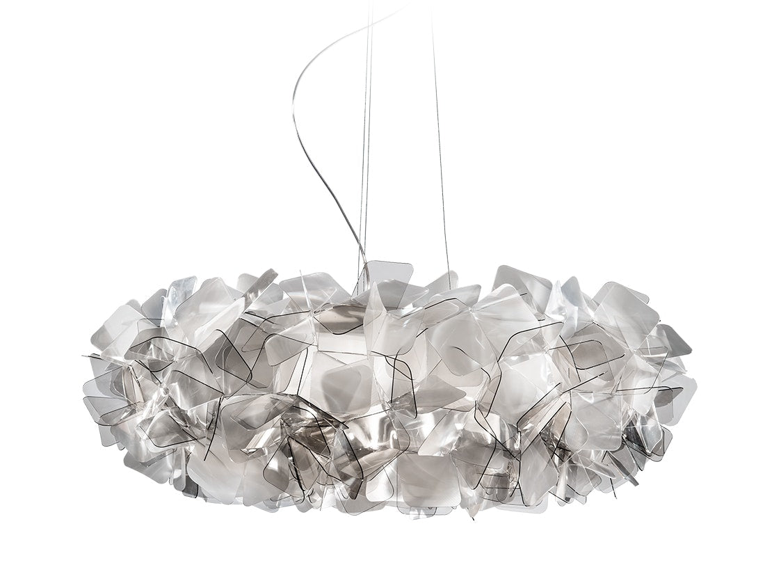 SLAMP Clizia Suspension L Fumé Transparent cable