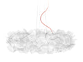 SLAMP Clizia Suspension L Pixel Transparent cable