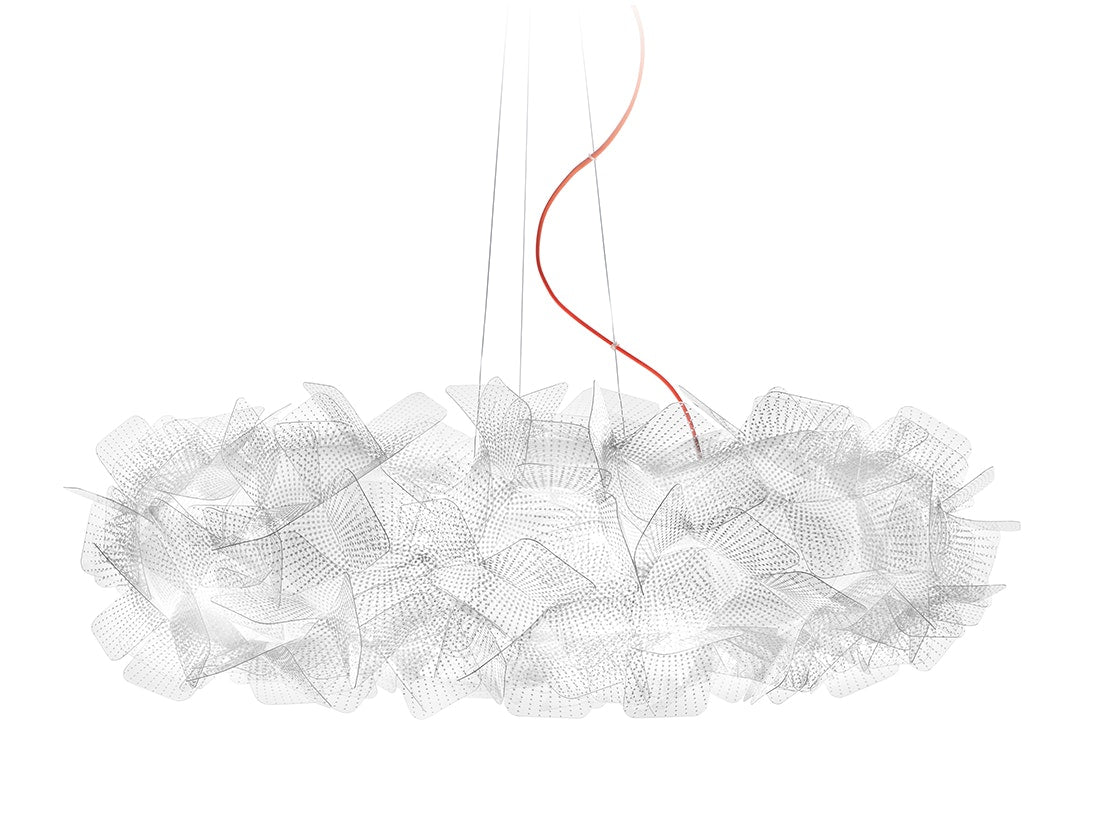 SLAMP Clizia Suspension L Pixel Transparent cable