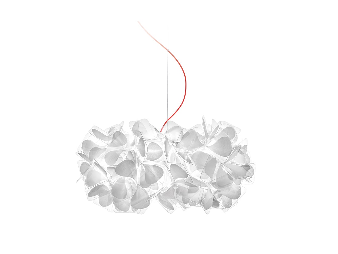 SLAMP Clizia Suspension S White Red cable