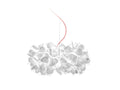 SLAMP Clizia Suspension S White Transparent cable