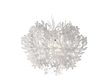 SLAMP Fiorella Suspension S – bílé závěsné svítidlo