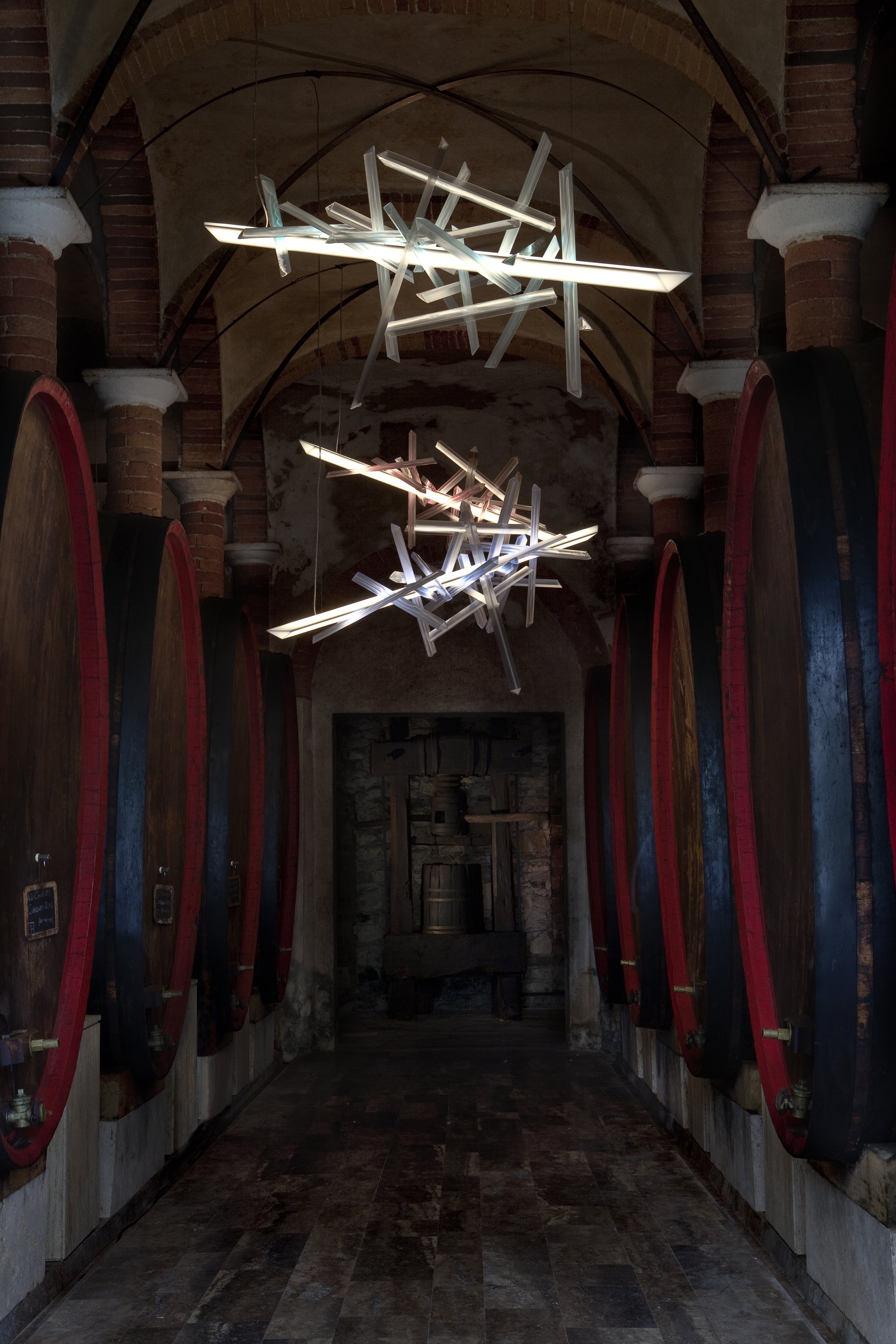 SLAMP La Traviata installation at Felsina