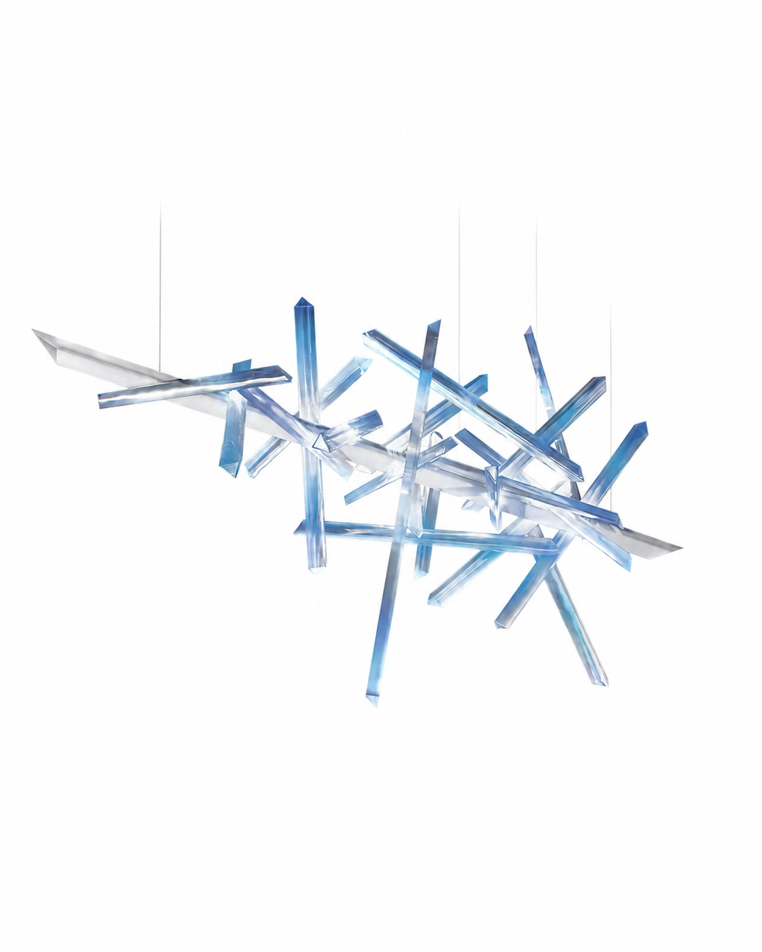 SLAMP La Traviata suspension light on white background