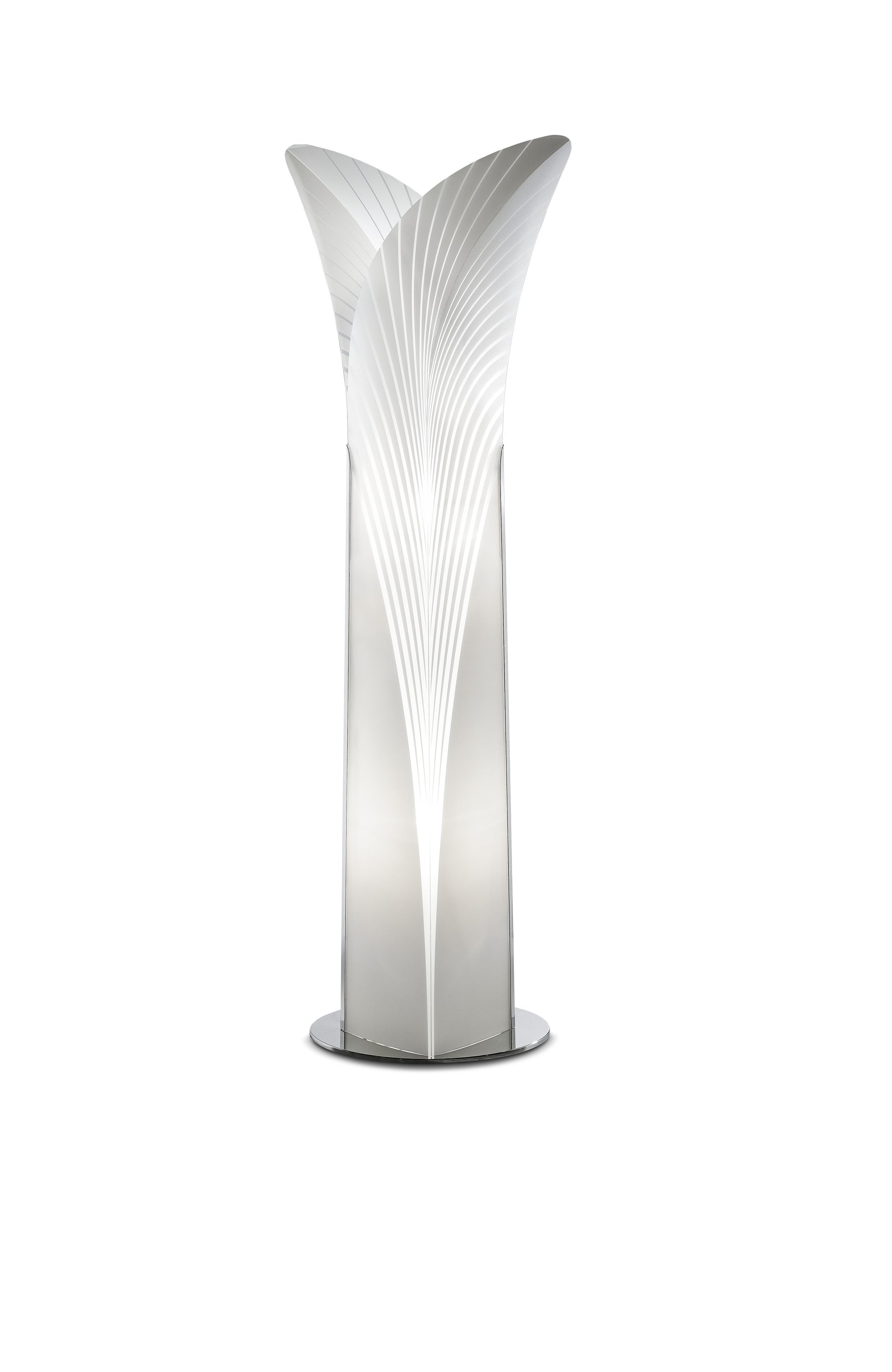 SLAMP Las Palmas Floor in White on a pure white background