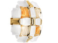 SLAMP Mida Applique in Amber on a white background