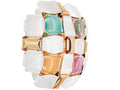 SLAMP Mida Applique in Multicolor on a white background