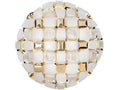 SLAMP Mida Ceiling/Wall L in Gold on a white background