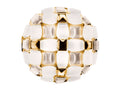 SLAMP Mida Ceiling/Wall M in Gold on a white background