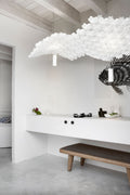 SLAMP Nuvem modular suspension in a contemporary interior